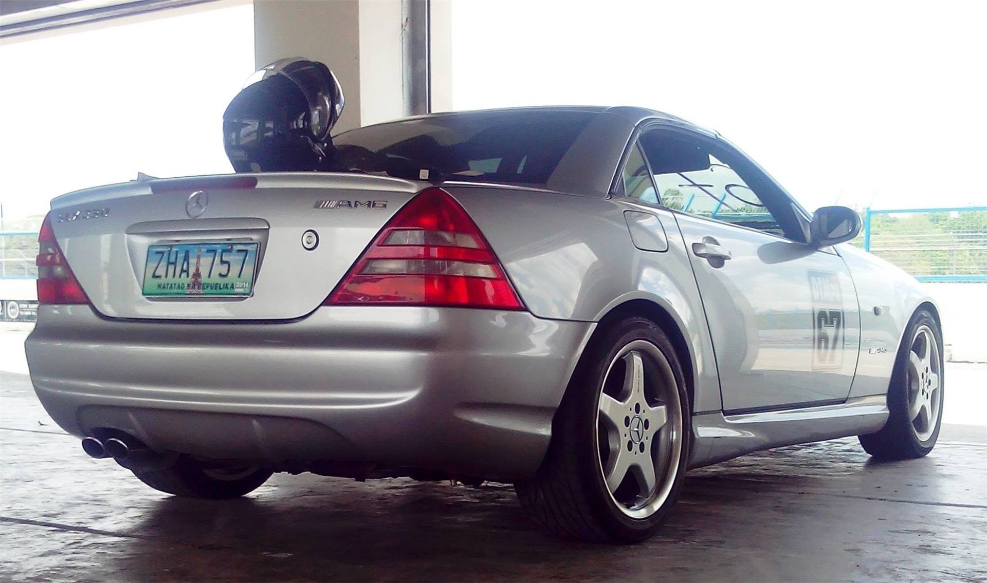 Silver Mercedes-Benz SLK roadster from the Dr. SLK archive