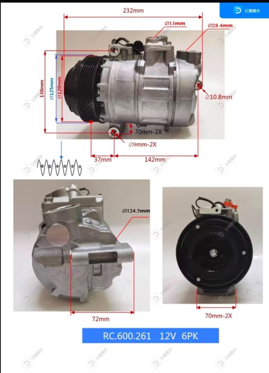 Compressor Magnet Clutch Kit from the Dr. SLK reference catalog